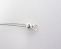 Preview: 5 mm Kaschierperlen, Kalotten 925er Sterling Silber vergoldet